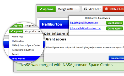 agile ndt client interface features